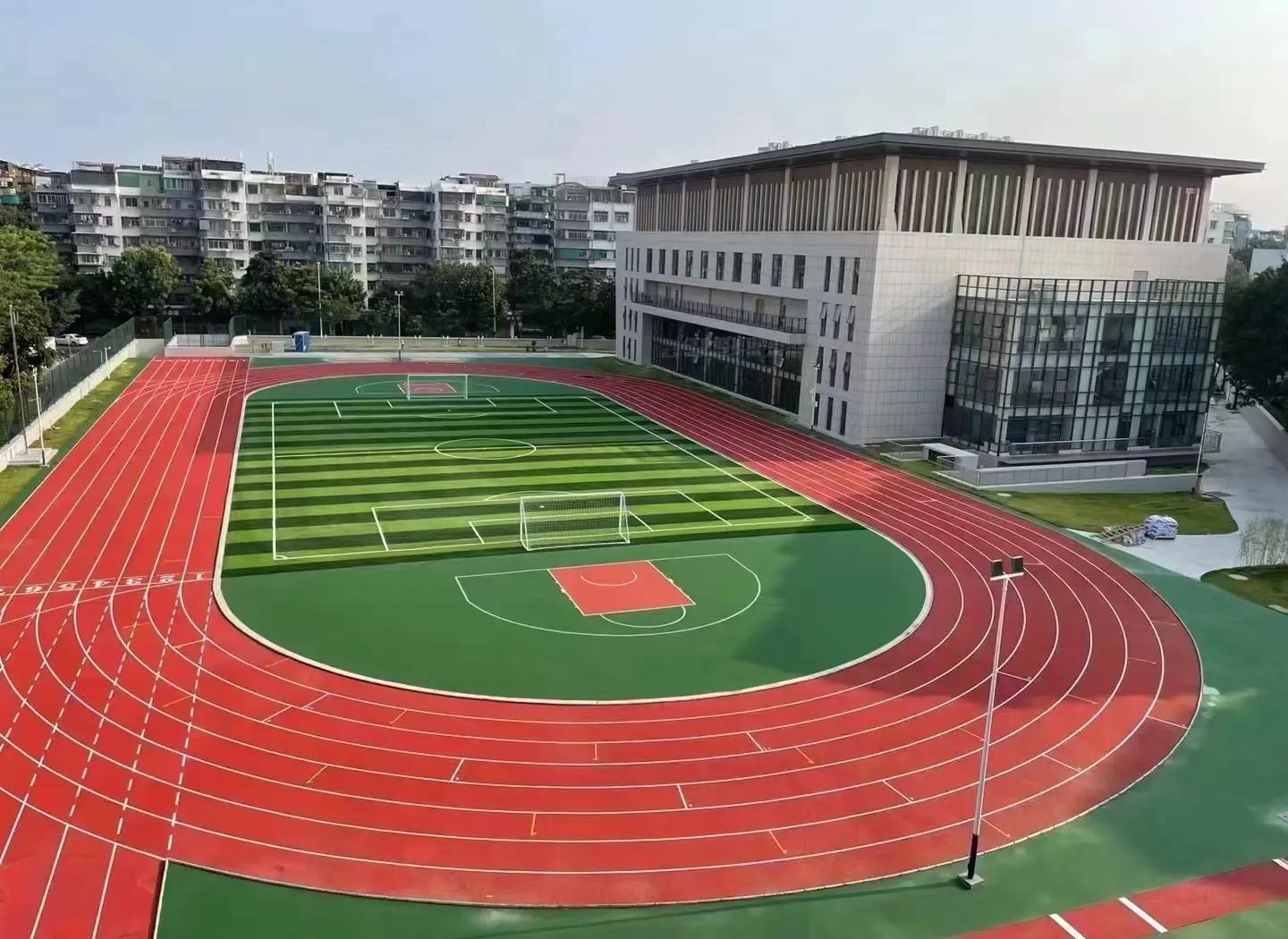 张掖市塑胶跑道材料塑胶篮球场 - 厂家